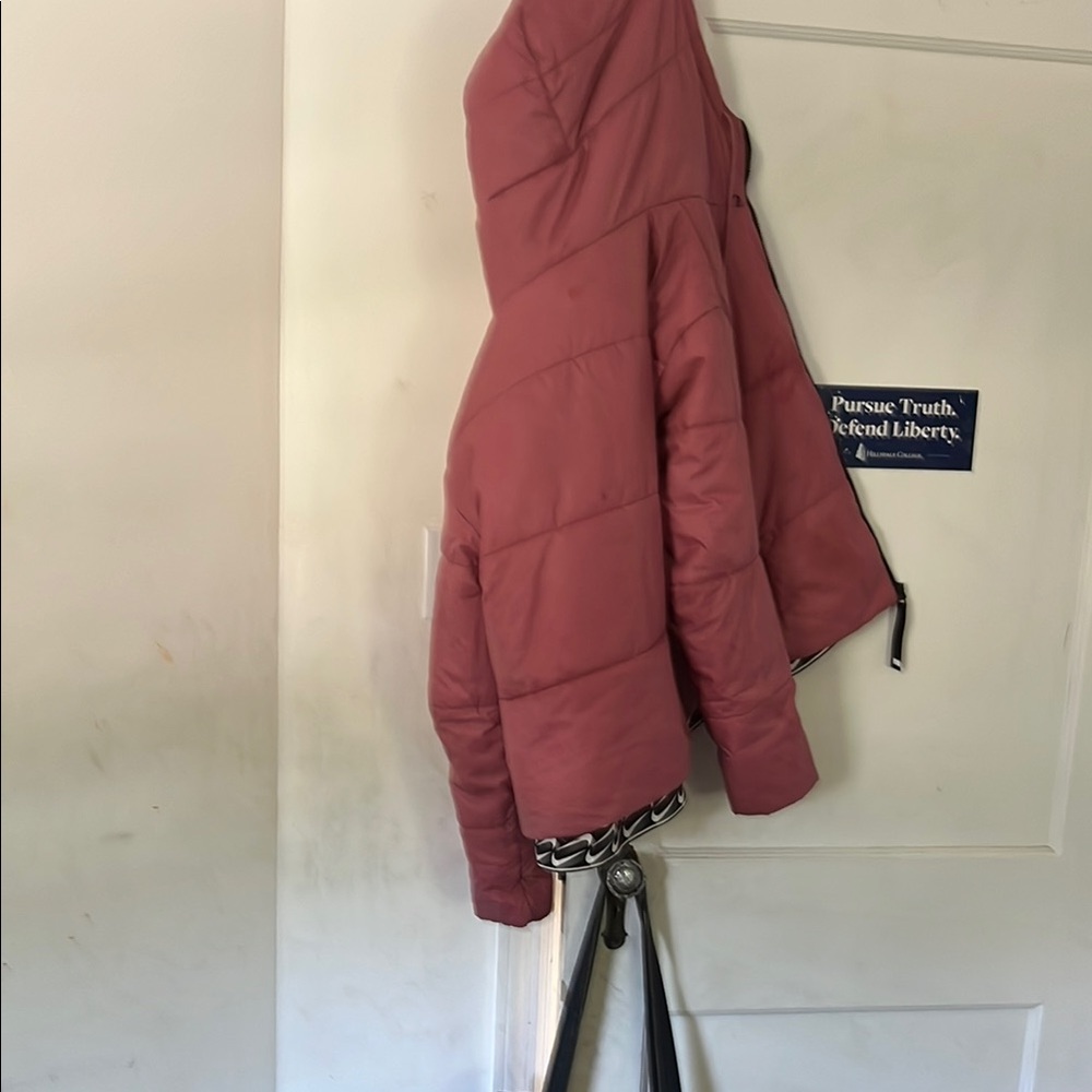 Women's Pink Nike Puffer Jacket